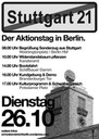 Aktionstag gegen S21 in Berlin