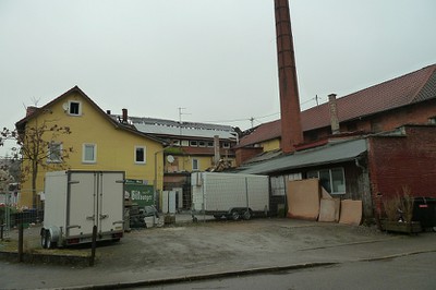 Rückseite des Gebäude