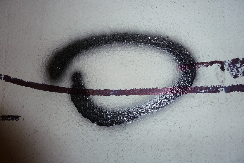 Detail des 2. Hakenkreuzes