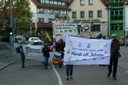 Demo in Esslingen Berkheim am 24.10.14