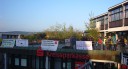 In Esslingen Berkheim vor der Stadtbücherei, 24.10.2014