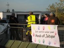 In Esslingen Berkheim vor der Stadtbücherei, 24.10.2014