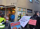 Kundgebung vor der BPR in Esslingen Berkheim am 24.10.14