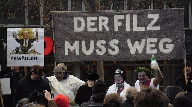 Auf der Demo gegen S21 am 29.1.2011 