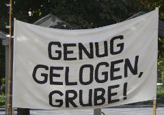 "Genug gelogen, Grube!"