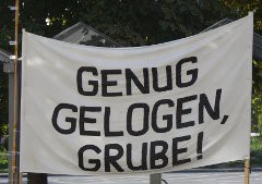 "Genug gelogen, Grube!"