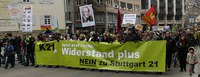 Widerstand plus gegen S21, erste Großdemonstration 2011 