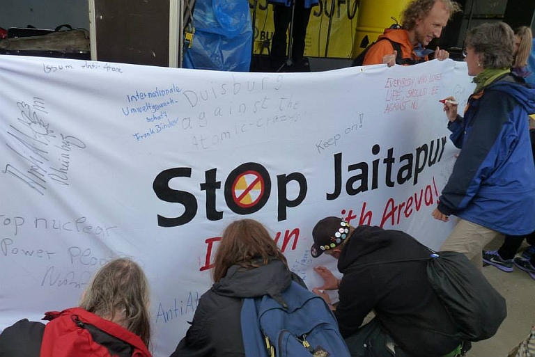 "Stop Jaitapur - Down with Areva"