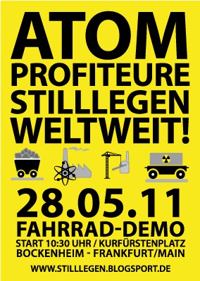 Fahrraddemo Ffm 28.5.11