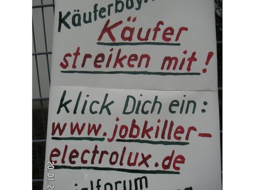 Boykott durch Sozialforum