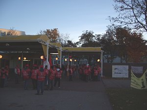Bild Nr 4. des Infineonstreiks