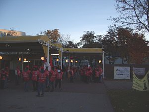 Bild Nr 4. des Infineonstreiks