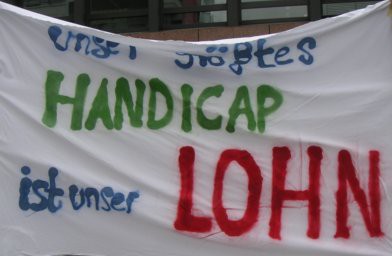 Handicap Lohn