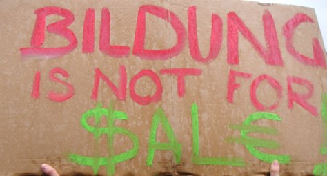 Bildung not for sale