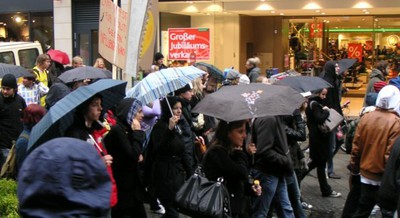 Ausschnitt aus der Demo vor dem Ausverkauf
