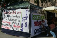 Zelt gegen Abschiebung