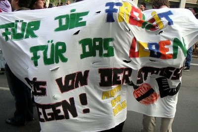 Plakat Freiheit Leben