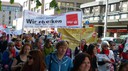 Erzieherinnenstreik 10.5.2015 Demo Aufsessplatz