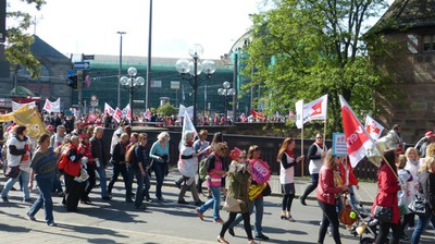Erzieherinnenstreik 10.5.2015 Koenigstr