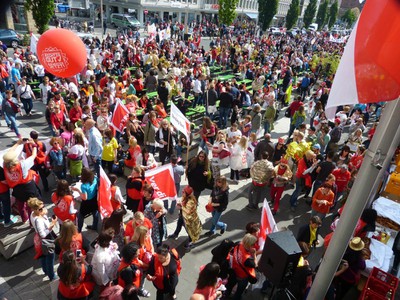 Streikdemo am Kornmarkt