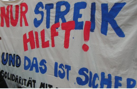 GdF Streik am FRAport: Nichts los ohne Streik 