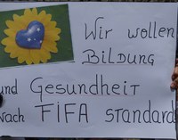 Solidarität mit Demo's in Brasilien