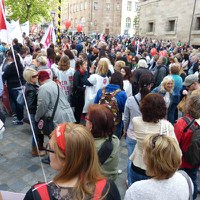 Erzieherinnen streiken gegen Unterbewertung