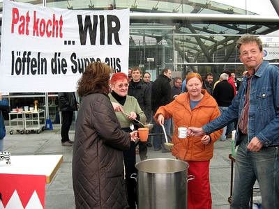 Suppenausgabe