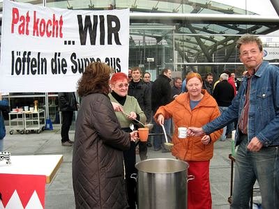 Suppenausgabe