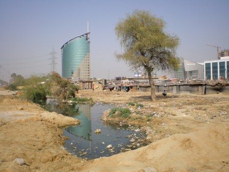 Slum in Gurgoan