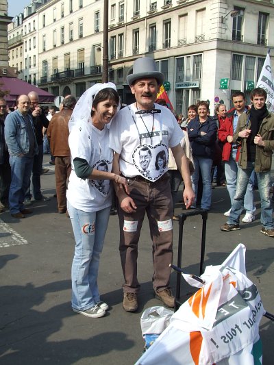 Picture of the Paris demo on March 15th 2007