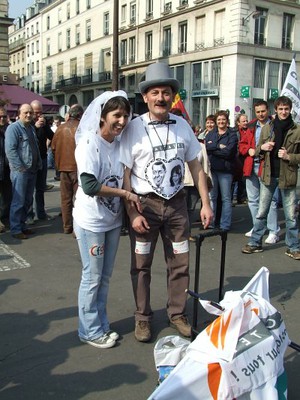 Picture of the Paris demo on March 15th 2007