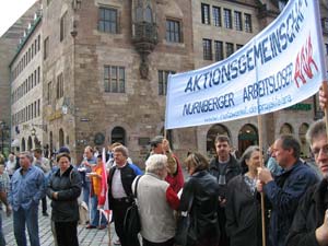 ANA bei einer Montagsdemo