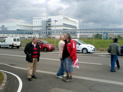 Fotos von Streik und Blockade in Hünigen (31.5.10) 1