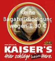 Petition gegen Kündigungen mit Bagatellvorwürfen wie bei Emmely