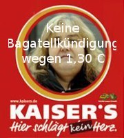 Petition gegen Kündigungen mit Bagatellvorwürfen wie bei Emmely