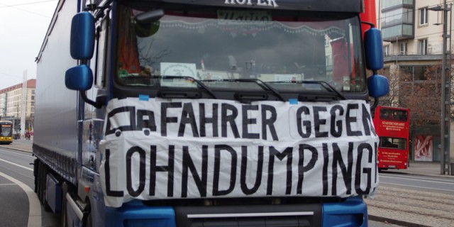 Fernfahrerproteste in Europa