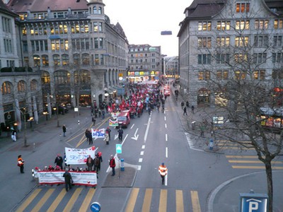 Foto: Demo gegen Budgetkürzung (9.3.11)
