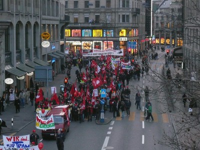 Foto: Demo gegen Budgetkürzung (9.3.11)