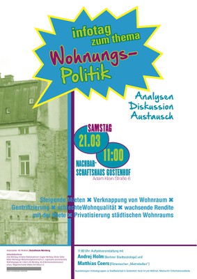 Infotag zum Thema Wohnungspolitik